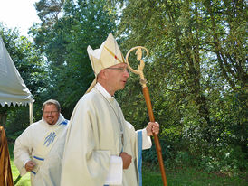 100 Jahrfeier Weingartenkapelle in Naumburg mit Bischof Dr. Michael Gerber (Foto. Karl-Franz Thiede)